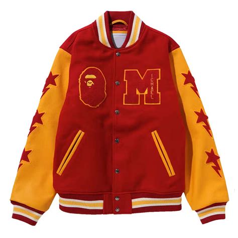 bape varsity jacket replica|bape jacket full zip.